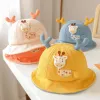 Baby hats, spring and autumn styles, baby hats, autumn fisherman hats, boys' and girls', children's cute and super adorable, autumn basin hat trend details Picture